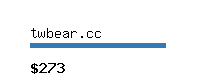 twbear.cc Website value calculator