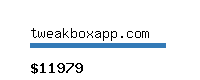 tweakboxapp.com Website value calculator