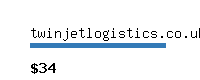 twinjetlogistics.co.uk Website value calculator