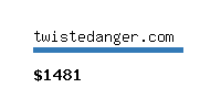 twistedanger.com Website value calculator
