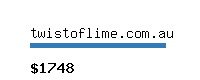 twistoflime.com.au Website value calculator