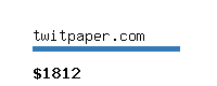 twitpaper.com Website value calculator