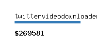 twittervideodownloader.com Website value calculator