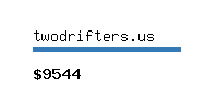 twodrifters.us Website value calculator