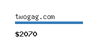 twogag.com Website value calculator