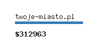 twoje-miasto.pl Website value calculator