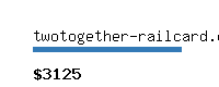 twotogether-railcard.co.uk Website value calculator