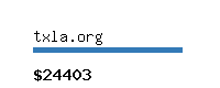 txla.org Website value calculator