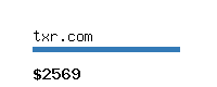 txr.com Website value calculator