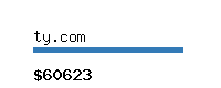 ty.com Website value calculator