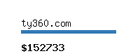 ty360.com Website value calculator