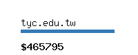 tyc.edu.tw Website value calculator