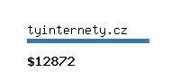 tyinternety.cz Website value calculator