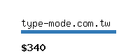 type-mode.com.tw Website value calculator