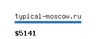 typical-moscow.ru Website value calculator