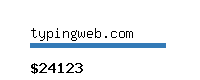 typingweb.com Website value calculator