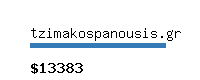 tzimakospanousis.gr Website value calculator
