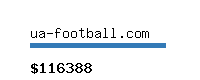 ua-football.com Website value calculator