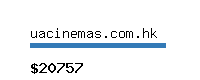 uacinemas.com.hk Website value calculator