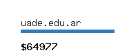 uade.edu.ar Website value calculator