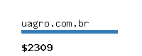 uagro.com.br Website value calculator