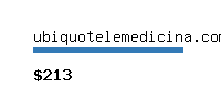 ubiquotelemedicina.com Website value calculator