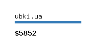 ubki.ua Website value calculator