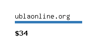 ublaonline.org Website value calculator