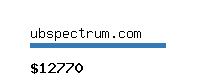 ubspectrum.com Website value calculator