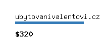 ubytovanivalentovi.cz Website value calculator