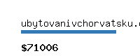 ubytovanivchorvatsku.cz Website value calculator