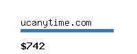 ucanytime.com Website value calculator