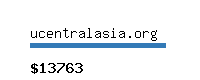 ucentralasia.org Website value calculator