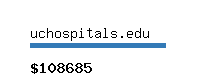 uchospitals.edu Website value calculator