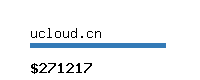 ucloud.cn Website value calculator