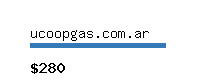 ucoopgas.com.ar Website value calculator