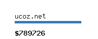 ucoz.net Website value calculator
