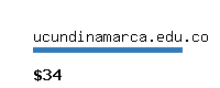 ucundinamarca.edu.co Website value calculator