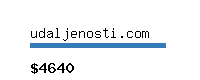 udaljenosti.com Website value calculator