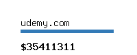 udemy.com Website value calculator