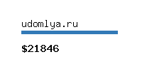 udomlya.ru Website value calculator