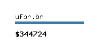 ufpr.br Website value calculator