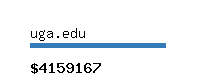 uga.edu Website value calculator