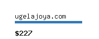 ugelajoya.com Website value calculator