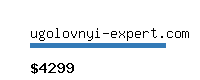 ugolovnyi-expert.com Website value calculator