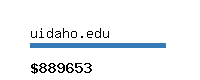 uidaho.edu Website value calculator