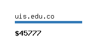 uis.edu.co Website value calculator