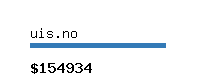 uis.no Website value calculator