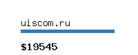 uiscom.ru Website value calculator