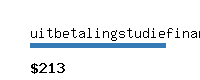 uitbetalingstudiefinanciering.nl Website value calculator